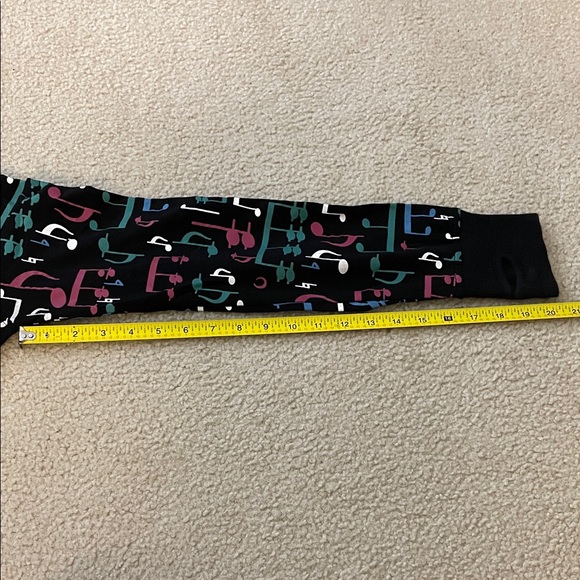 Vintage Delia’s Zip Up Hoodie With Musical Note Design, Size M - Picture 9 of 9